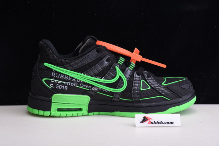 of x nike air rubber dunk “green strike” cu6015-001