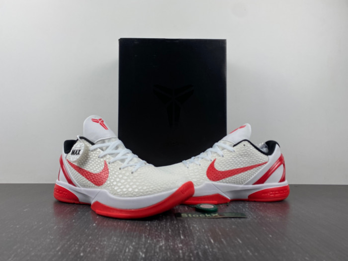 nike zoom kobe 6 red/ white cw2190-400