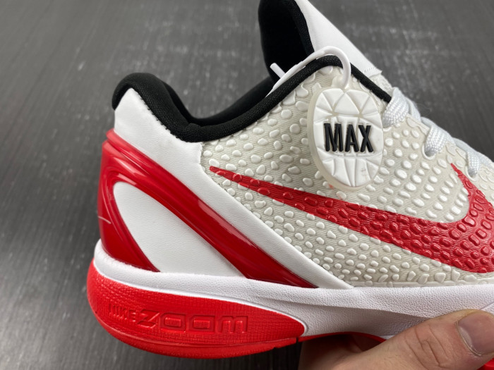 nike zoom kobe 6 red/ white cw2190-400