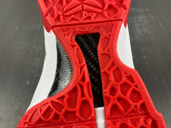 nike zoom kobe 6 red/ white cw2190-400