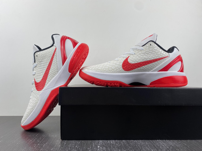 nike zoom kobe 6 red/ white cw2190-400