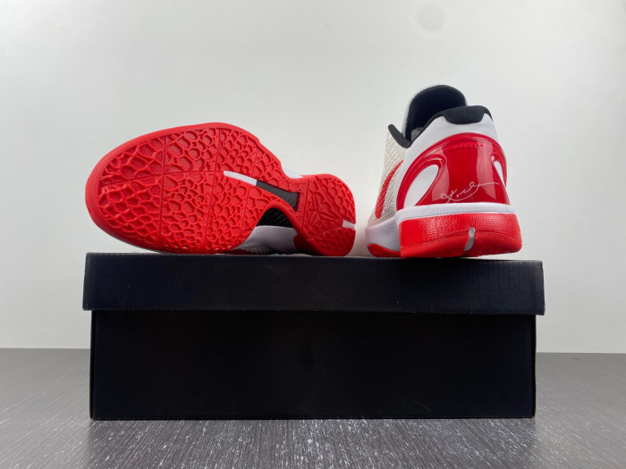 nike zoom kobe 6 red/ white cw2190-400