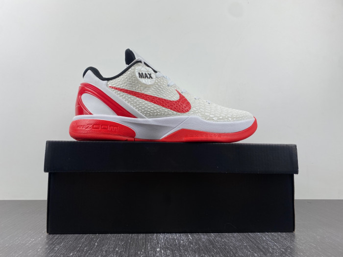 nike zoom kobe 6 red/ white cw2190-400