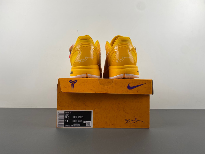 nike kobe 6 protro yellow cw2190-501