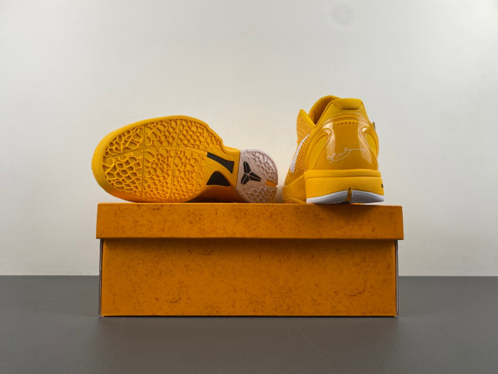 nike kobe 6 protro yellow cw2190-501
