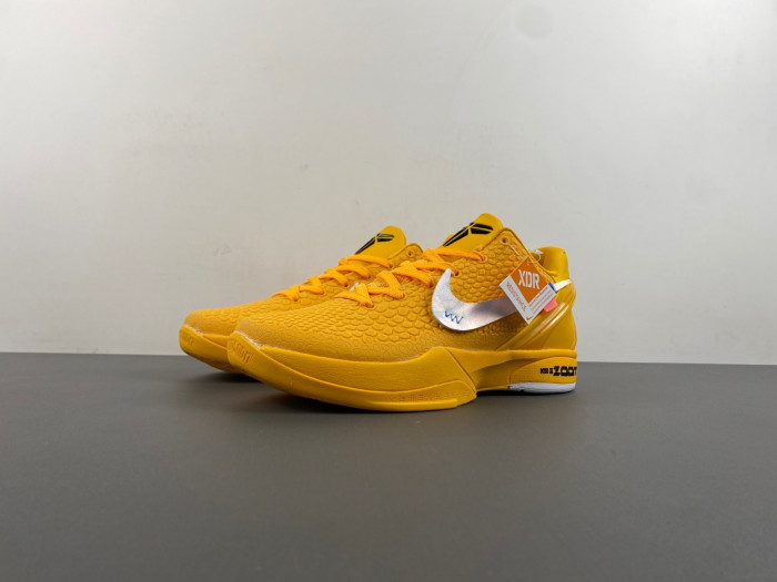 nike kobe 6 protro yellow cw2190-501