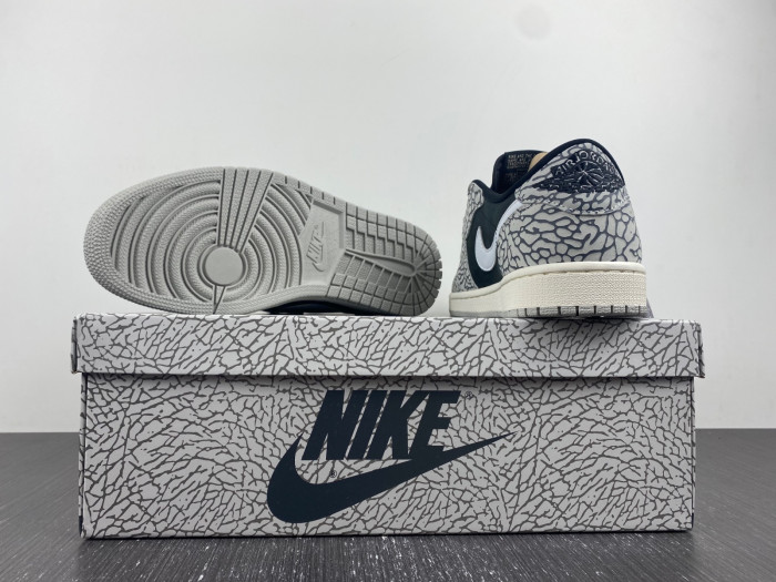 air jordan 1 retro low og black cement cz0790-001