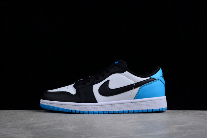 jordan 1 retro low og black dark powder blue cz0790-104