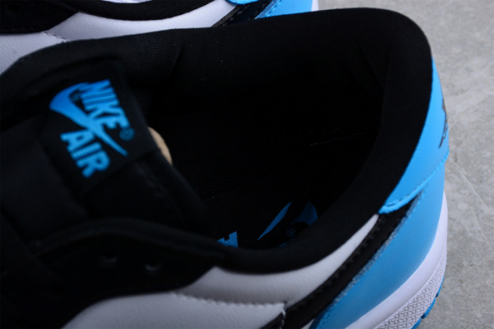 jordan 1 retro low og black dark powder blue cz0790-104