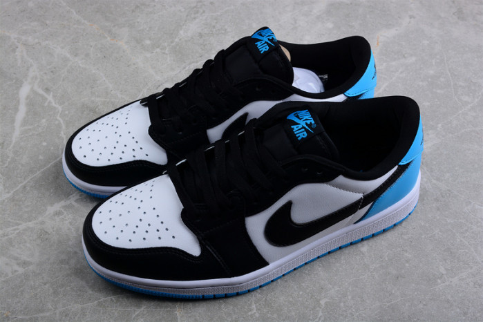 jordan 1 retro low og black dark powder blue cz0790-104