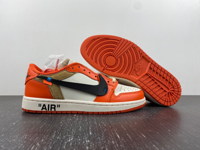 off white x air jordan 1 travis scott low top cz0790-113