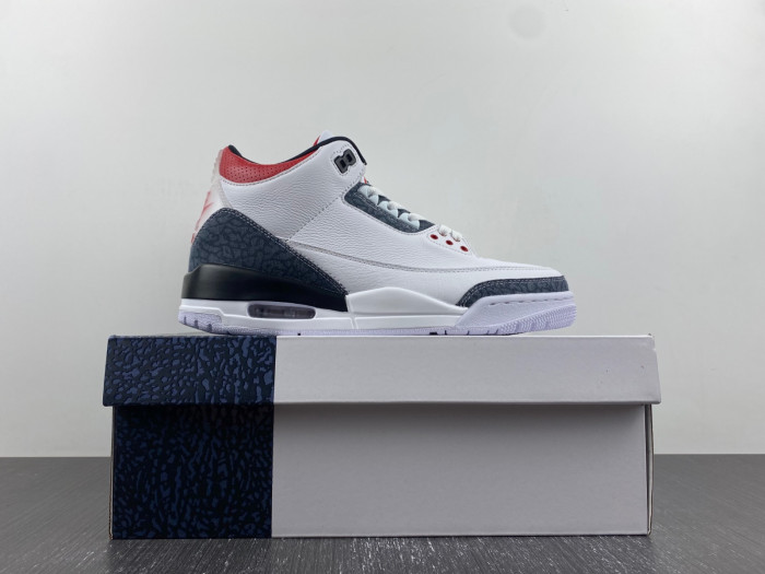 air jordan 3 retro se fire red denim (2020) cz6431-100