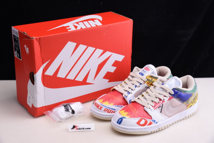 nike dunk low sp city market da6125-900