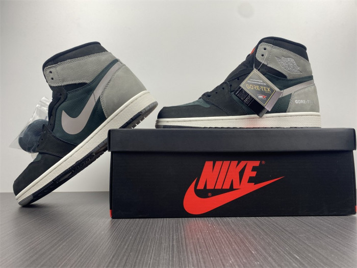air jordan 1 retro high element gore-tex black particle grey db2889-001