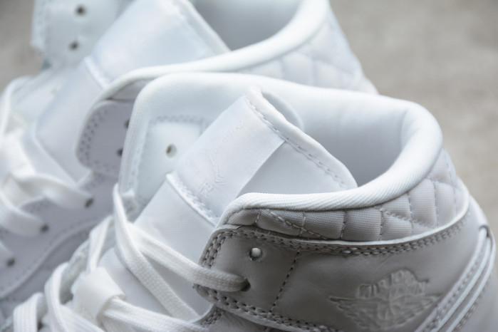 air jordan 1 mid quilted white (w) db6078-100