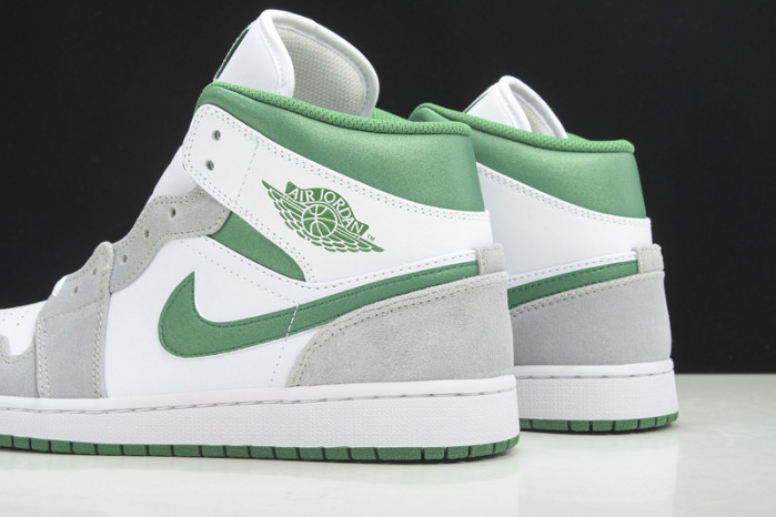 air jordan 1 mid grey green dc7294-103