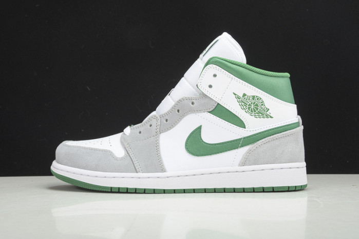 air jordan 1 mid grey green dc7294-103