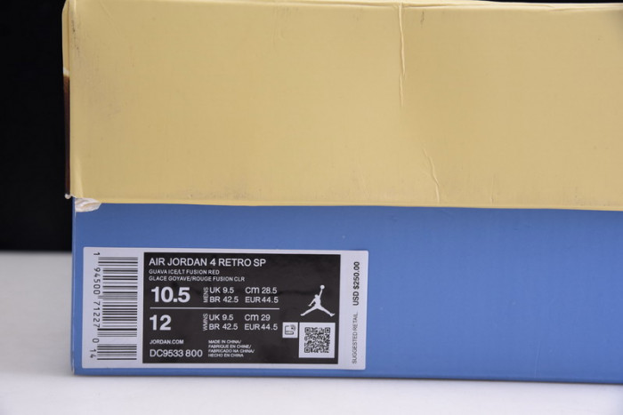 air jordan 4 retro union guava ice dc9533-800