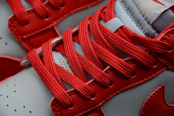 nike dunk low retro medium grey varsity red unlv (2021) dd1391-002