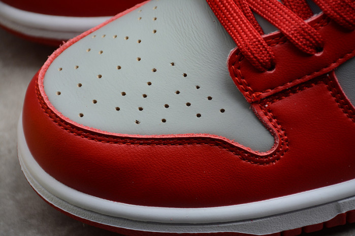 nike dunk low retro medium grey varsity red unlv (2021) dd1391-002