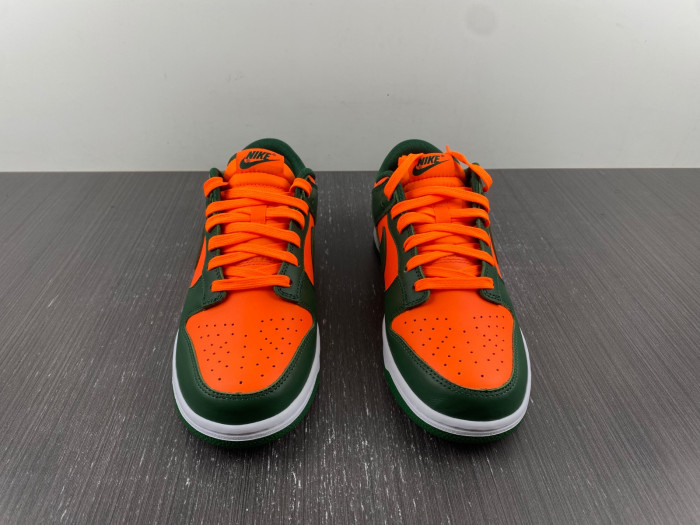 nike dunk low “miami hurricanes” dd1391-300