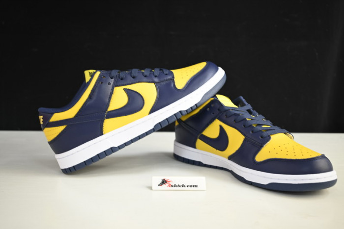 nike dunk low michigan dd1391-700
