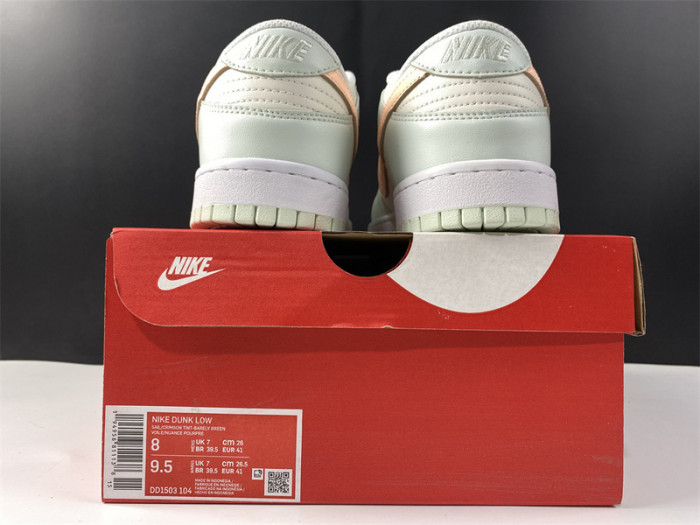 nike dunk low barely green (w) dd1503-104