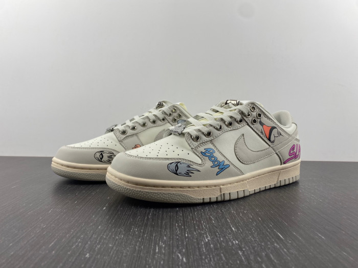 nike dunk low chrome hearts dd1503-107.