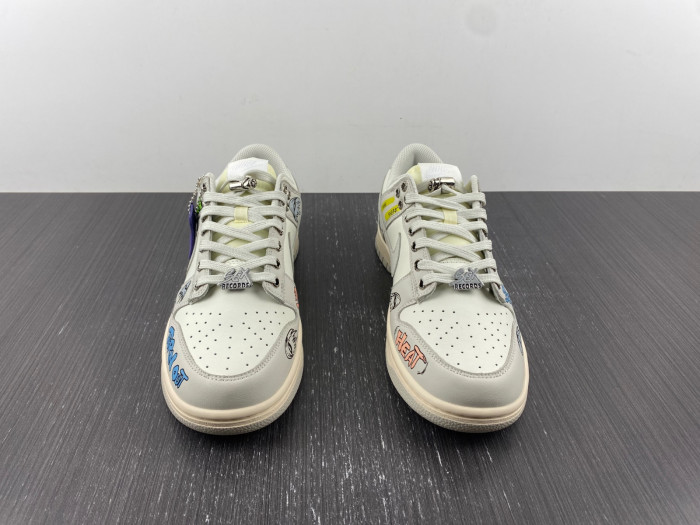 nike dunk low chrome hearts dd1503-107.