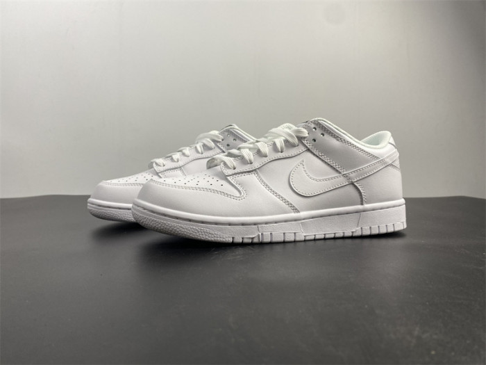 nike dunk low triple white (2021) dd1503-109
