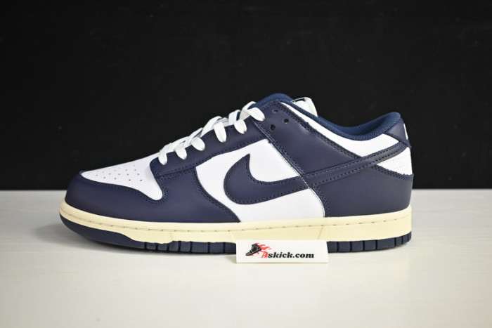 nike sb dunk low navy blue white dd1503-115