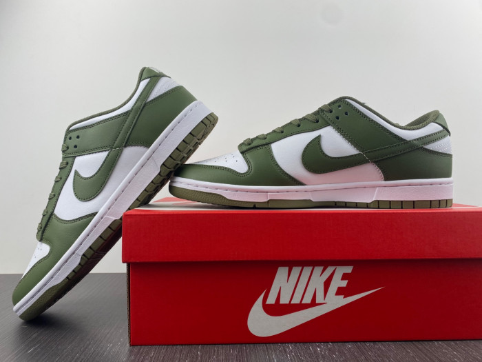 nike dunk low medium olive dd1503-120
