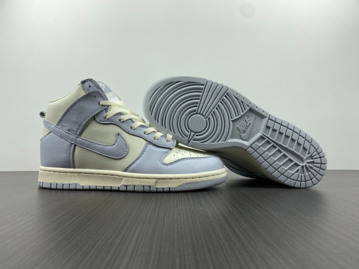 nike dunk high sail football grey (w) dd1869-102
