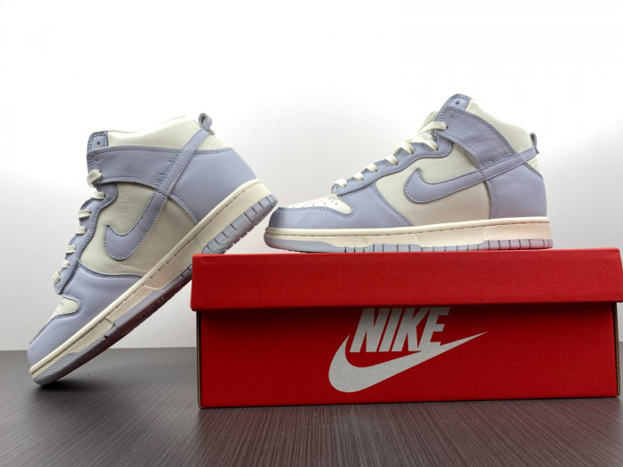 nike dunk high sail football grey (w) dd1869-102