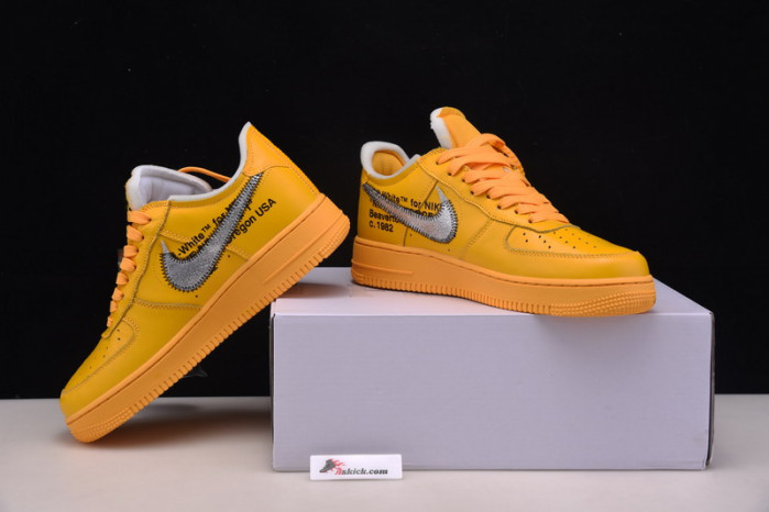 of x nike air force 1 low university gold metallic silver dd1876-700