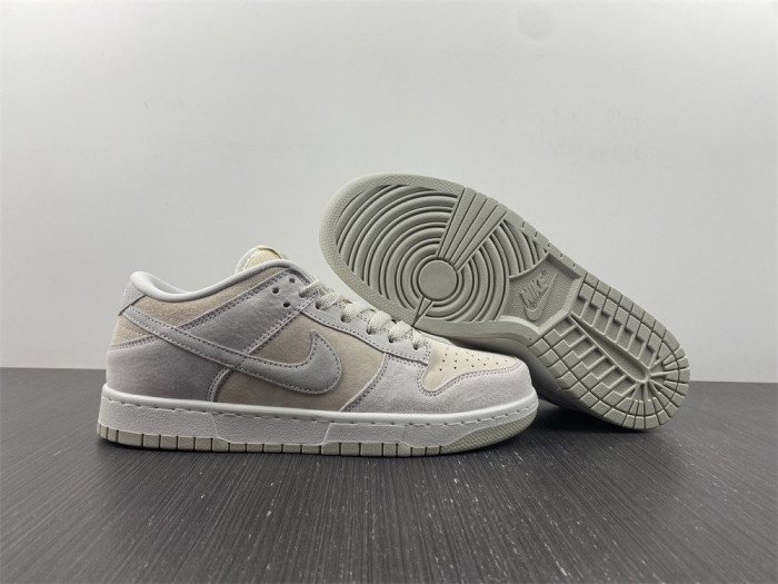 nike dunk low prm “vast grey” dd8338-001