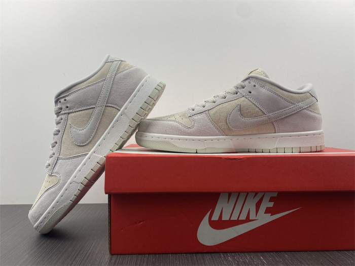 nike dunk low prm “vast grey” dd8338-001