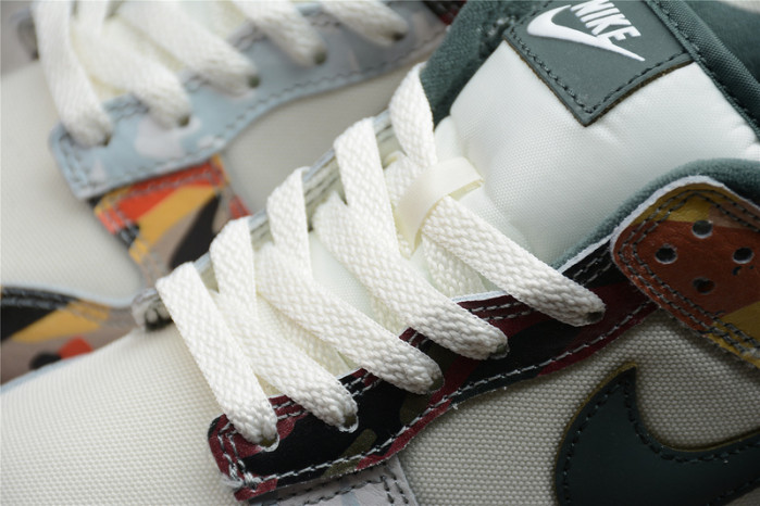 nike dunk low se sail multi-camo dh0957-100