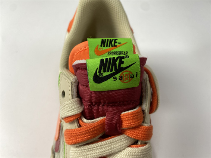 nike ldwaffle clot sacai net orange blaze dh1347-100