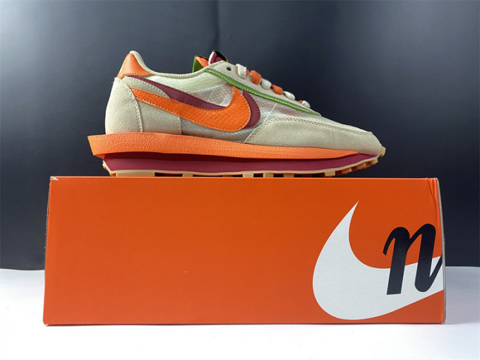 nike ldwaffle clot sacai net orange blaze dh1347-100