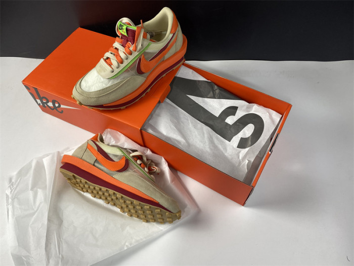 nike ldwaffle clot sacai net orange blaze dh1347-100