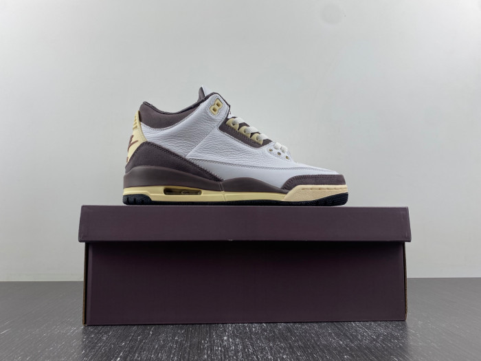 air jordan 3 retro white brown dh3434-113