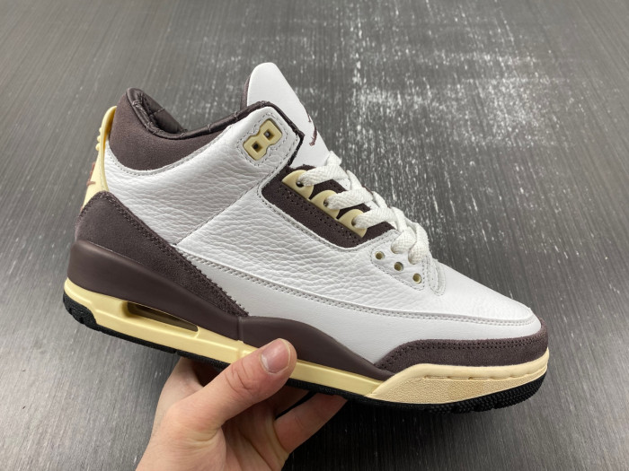 air jordan 3 retro white brown dh3434-113