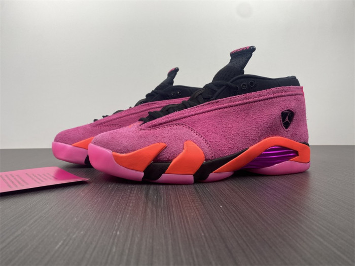 air jordan 14 low wmns “shocking pin” dh4121-600