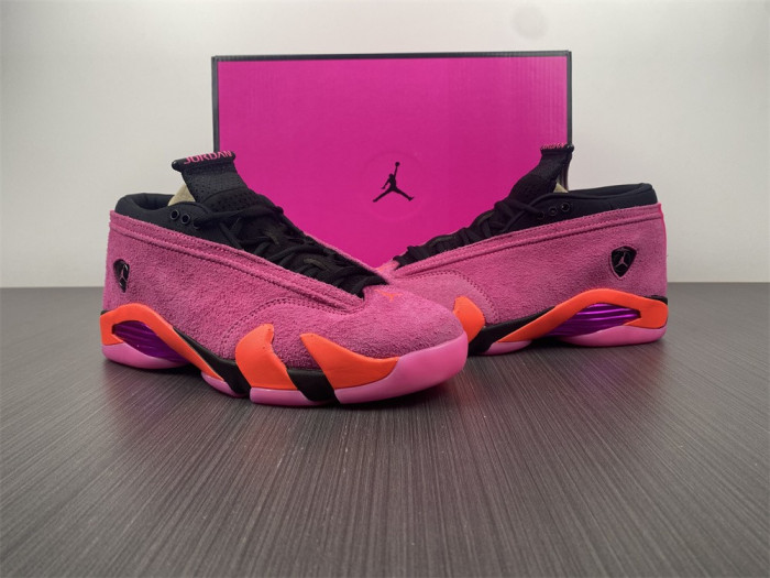 air jordan 14 low wmns “shocking pin” dh4121-600