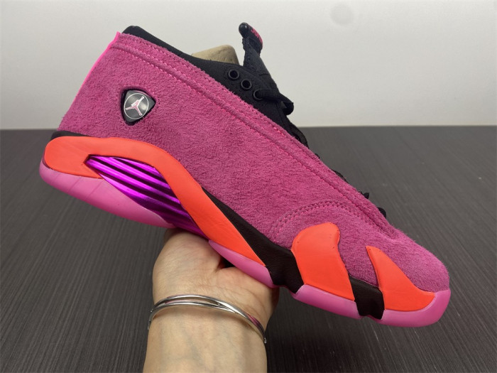 air jordan 14 low wmns “shocking pin” dh4121-600