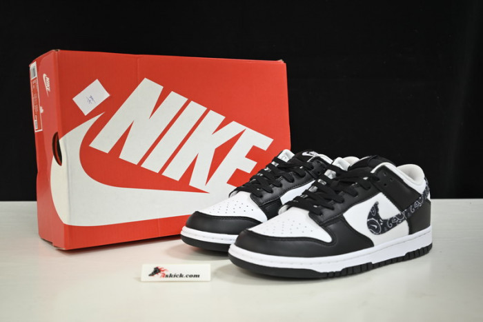 nike dunk low black paisley (w) dh4401-100