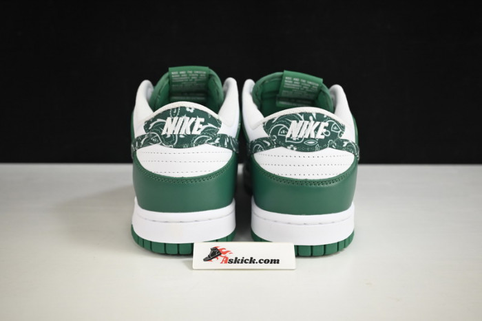 nike dunk low essential paisley pack green (w) dh4401-102