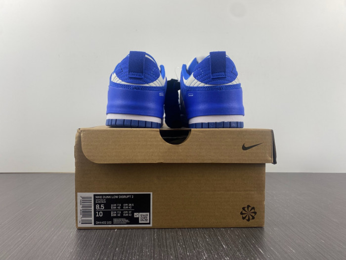 ike dunk low disrupt 2 “hyper royal” dh4402-102
