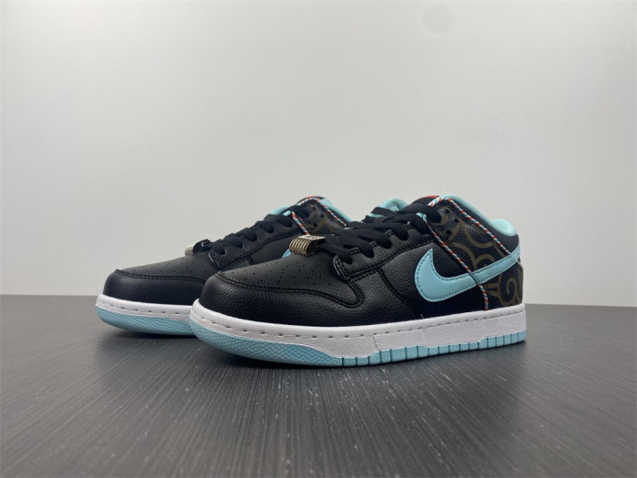 nike dunk low barbershop black dh7614-001